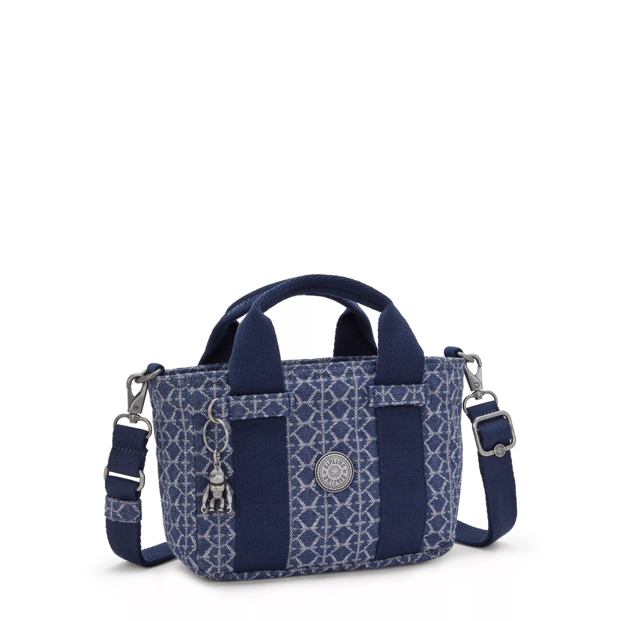 Ritta Mini Printed Denim Shoulder Bag - Image 5