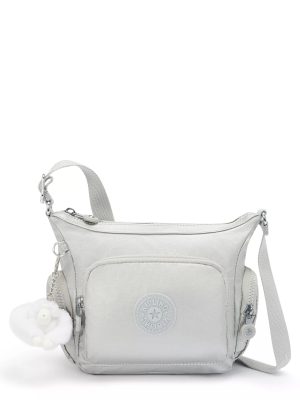 Gabbie Mini Metallic Crossbody Bag