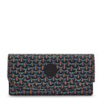 Money Land Printed Snap Wallet
