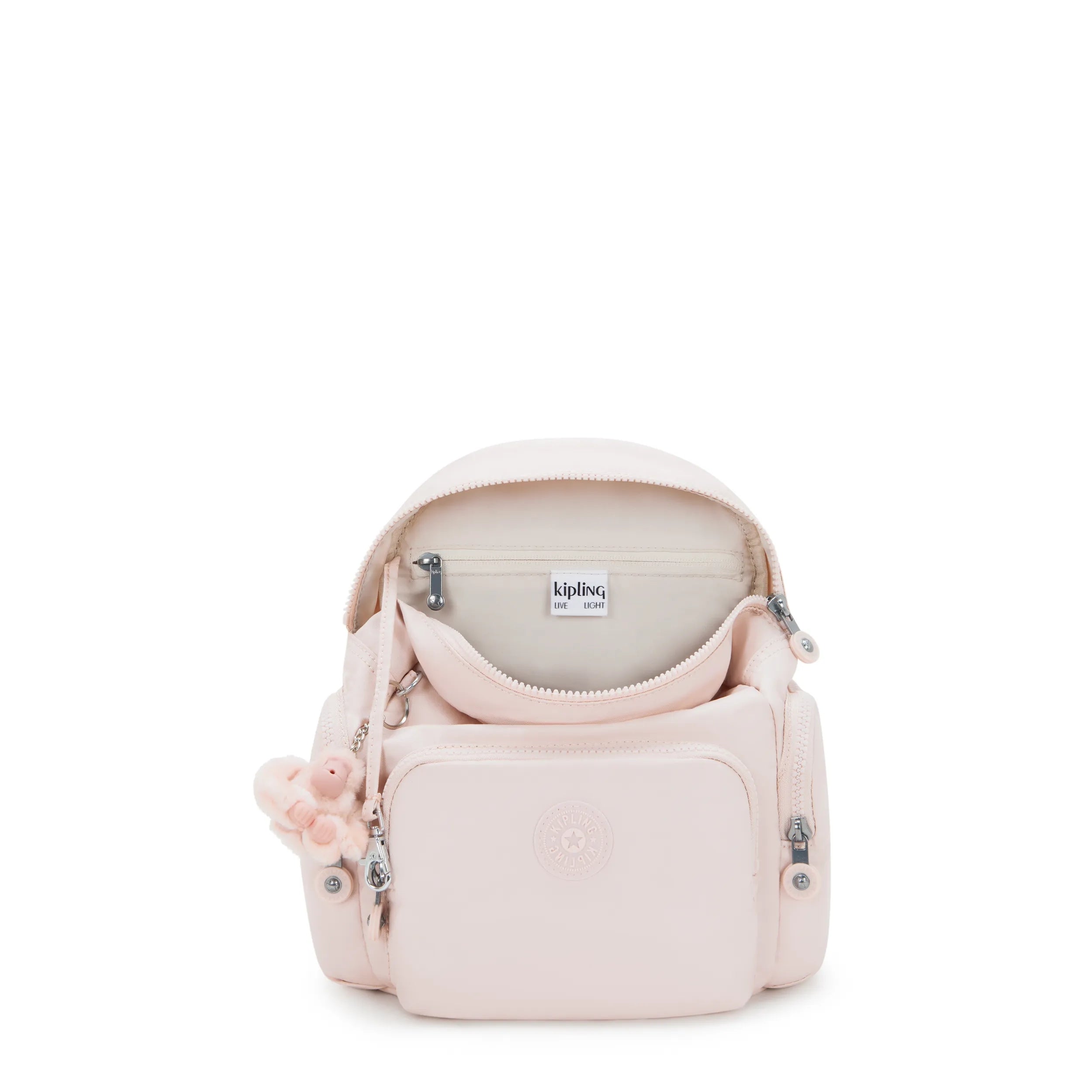 City Zip Mini Metallic Backpack - Image 4
