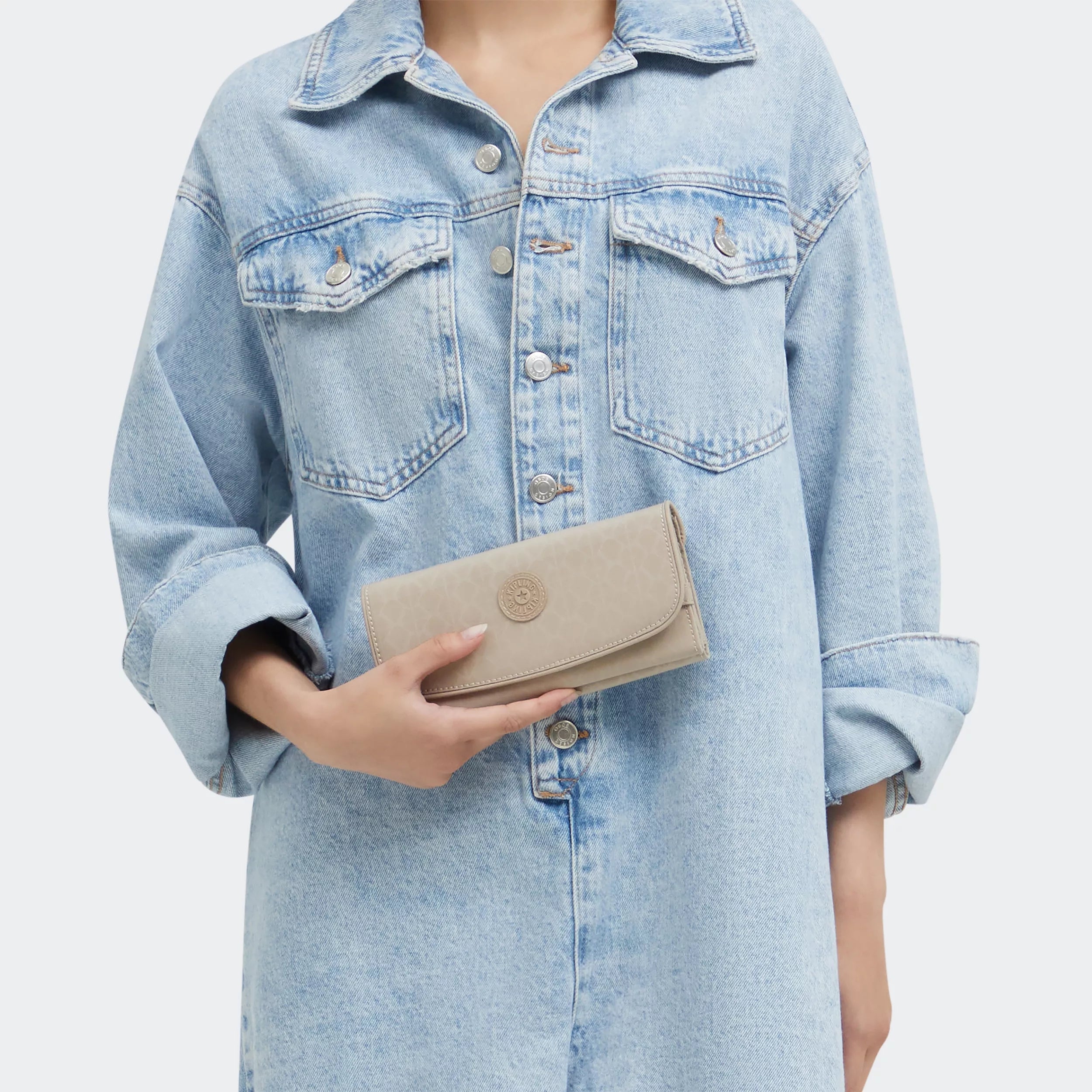 Money Land Printed Snap Wallet - Image 7