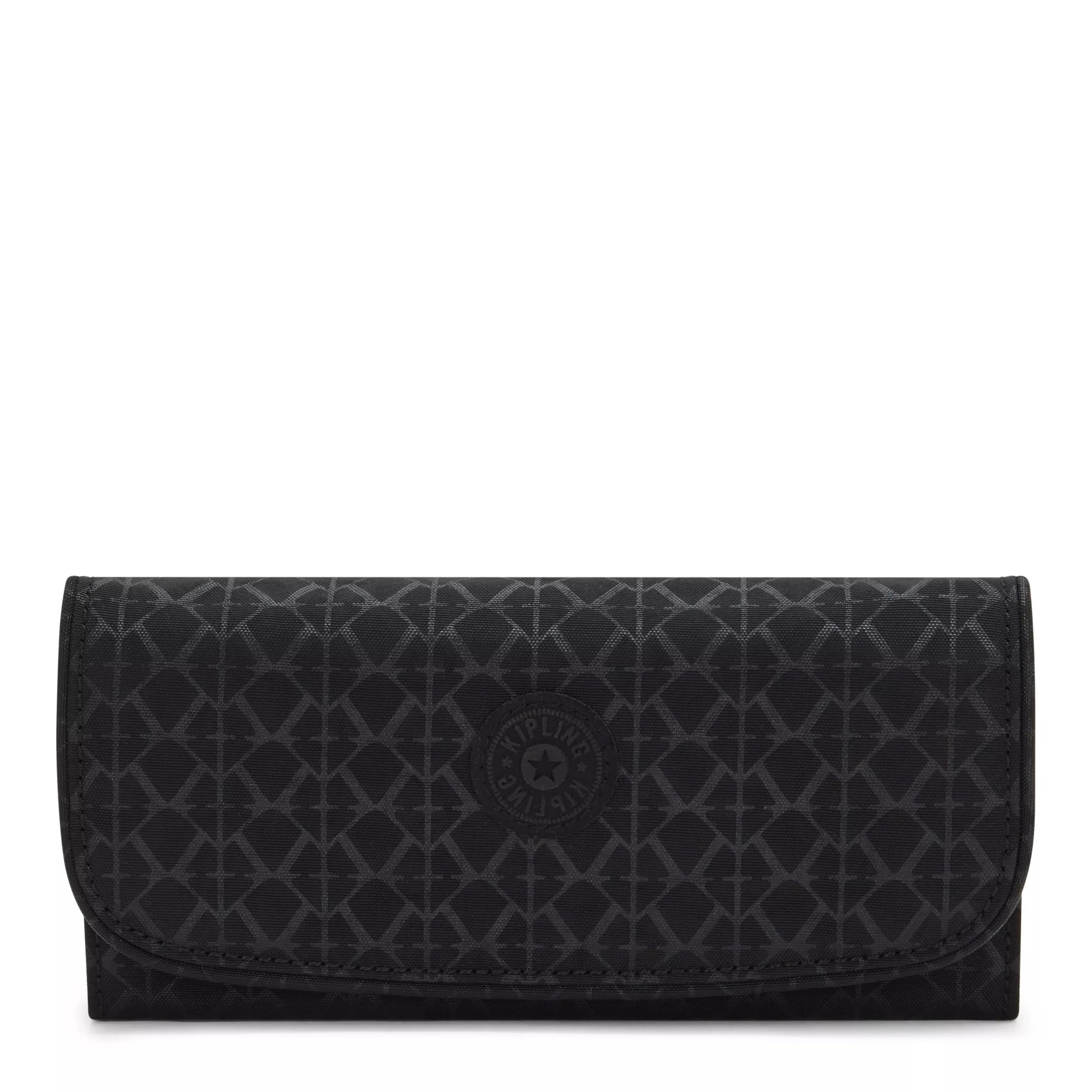 Money Land Printed Snap Wallet