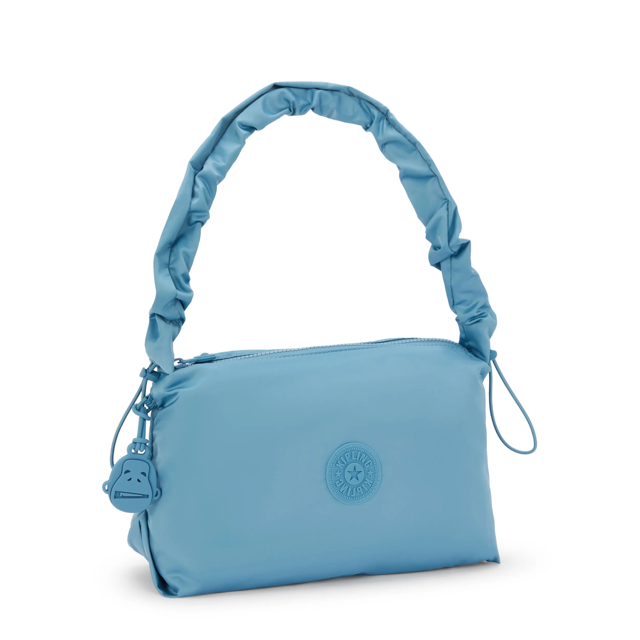 Eleni Medium Smooth Satin Shoulder Bag - Image 5