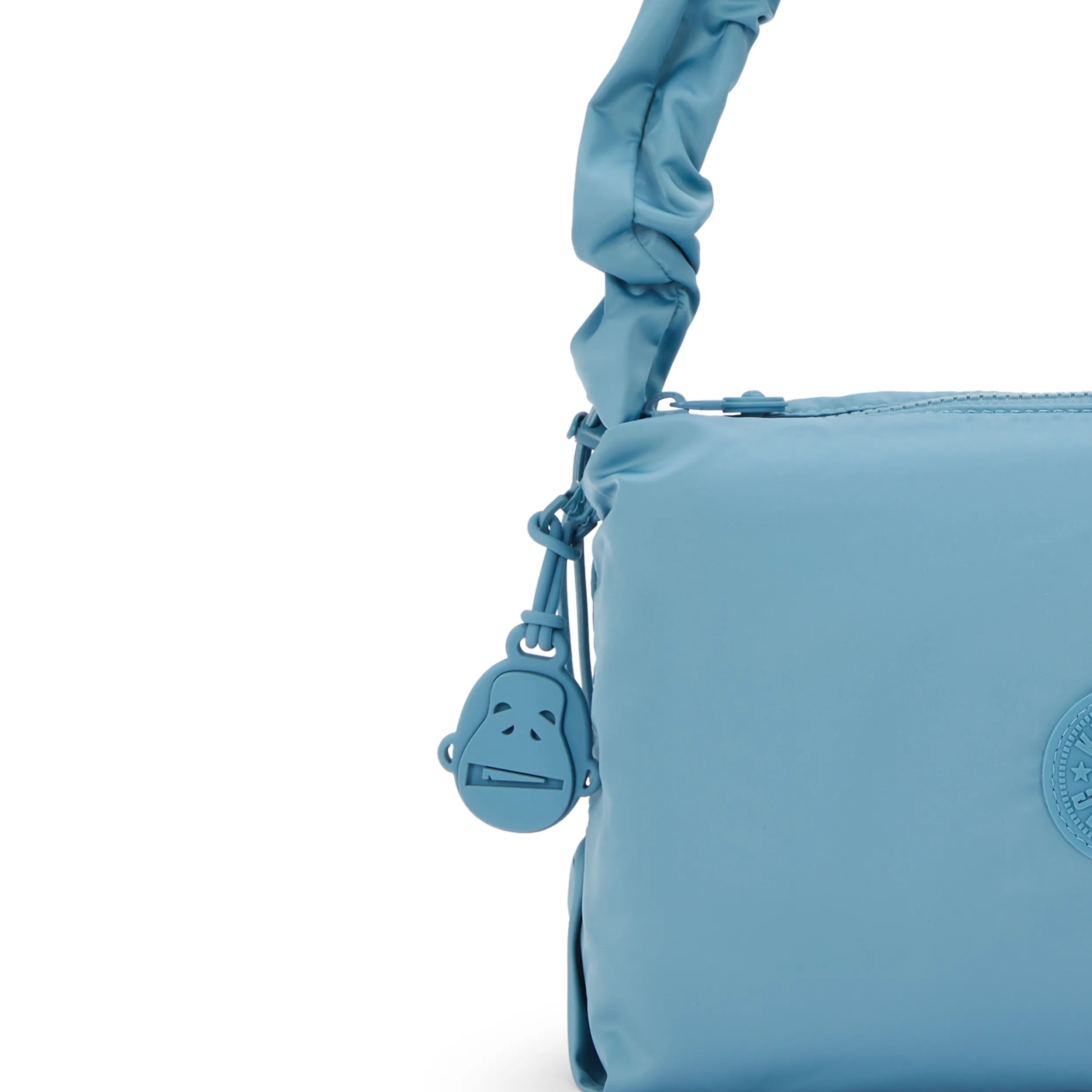 Eleni Medium Smooth Satin Shoulder Bag - Image 6