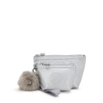 Shawna Metallic Pouch Set